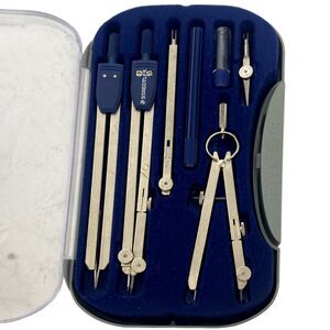 Staedtler Arco Italy Drafting Compass Set Case No. 559 09 Draftman Math tool